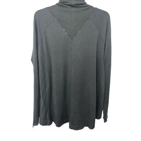 Athleta Cardigan Women’s Size S Black Stretch Open Front Athleisure Loungewear - Picture 6 of 8